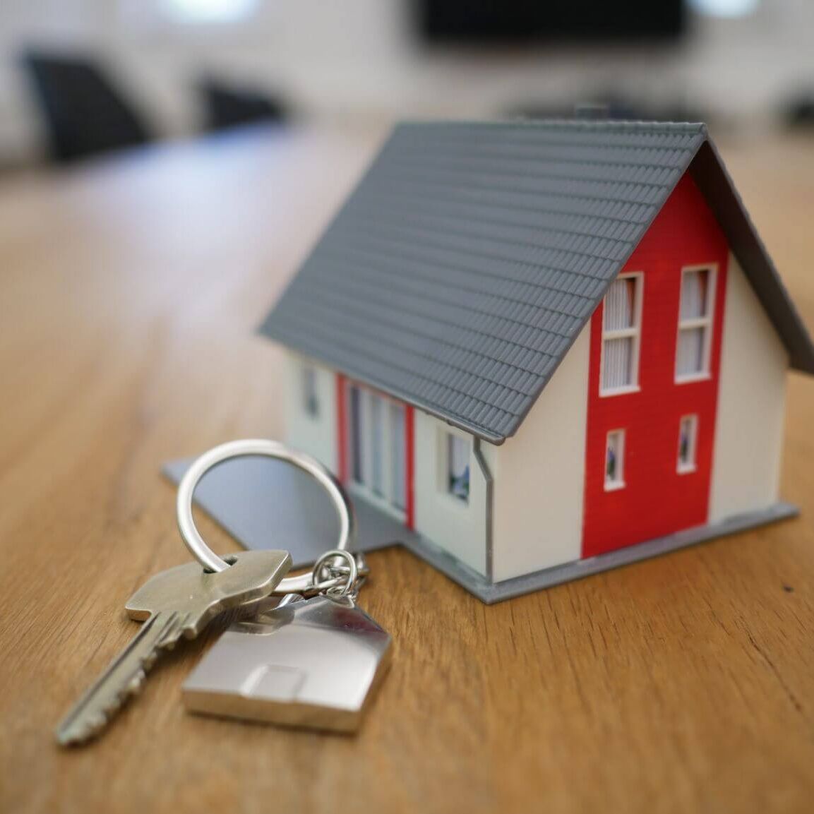 keychain and tiny house key fob